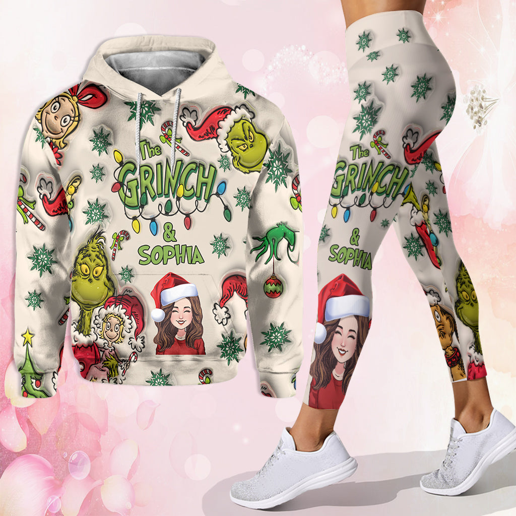 Frohe Weihnachten – Personalisierter Stola-Weihnachtshoodie und Leggings