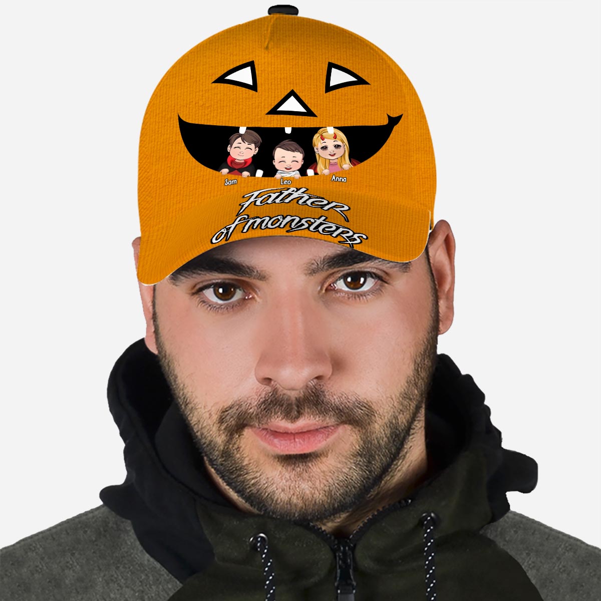 Vater der Monster – Personalisierte klassische Vaterkappe