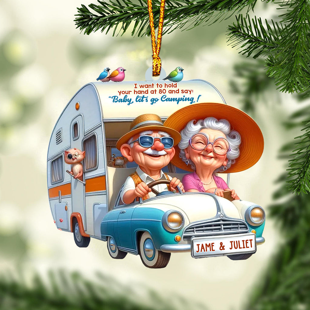 Ich möchte deine Hand halten, wenn du 80 bist, und sagen: „Schatz, lass uns zelten gehen“ – personalisierter Camping-Anhänger