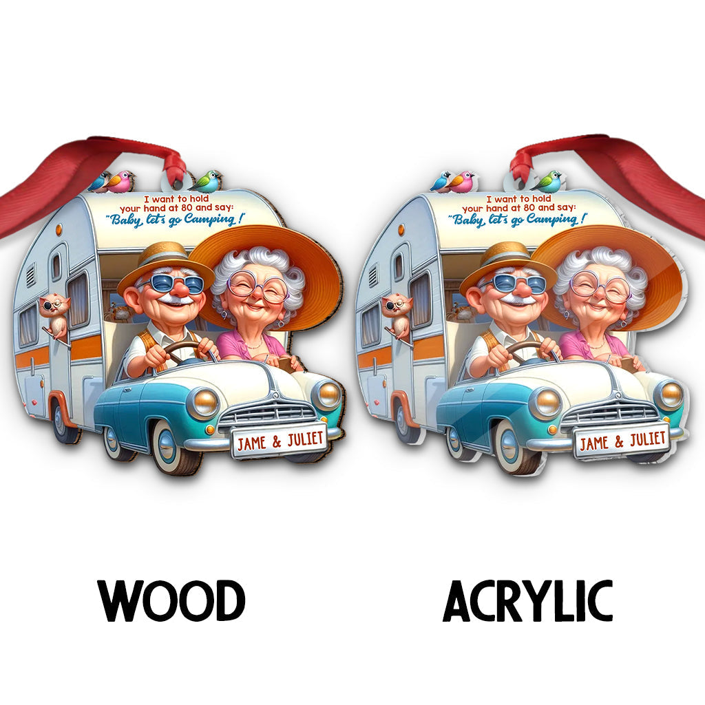 Ich möchte deine Hand halten, wenn du 80 bist, und sagen: „Schatz, lass uns zelten gehen“ – personalisierter Camping-Anhänger