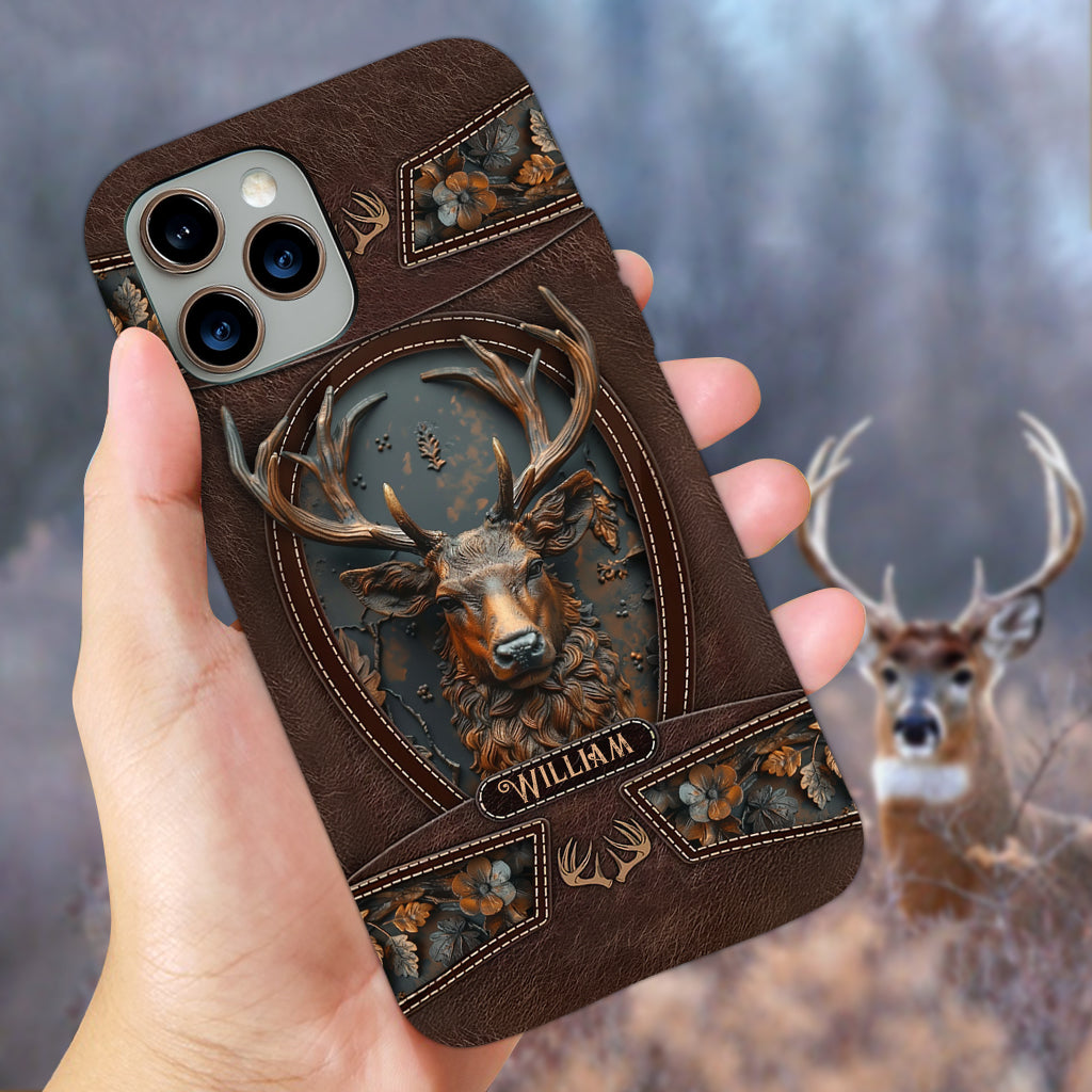 Atemberaubendes Hirschmotiv – Personalisierte Handyhülle mit Jagdmotiv und Vollbilddruck