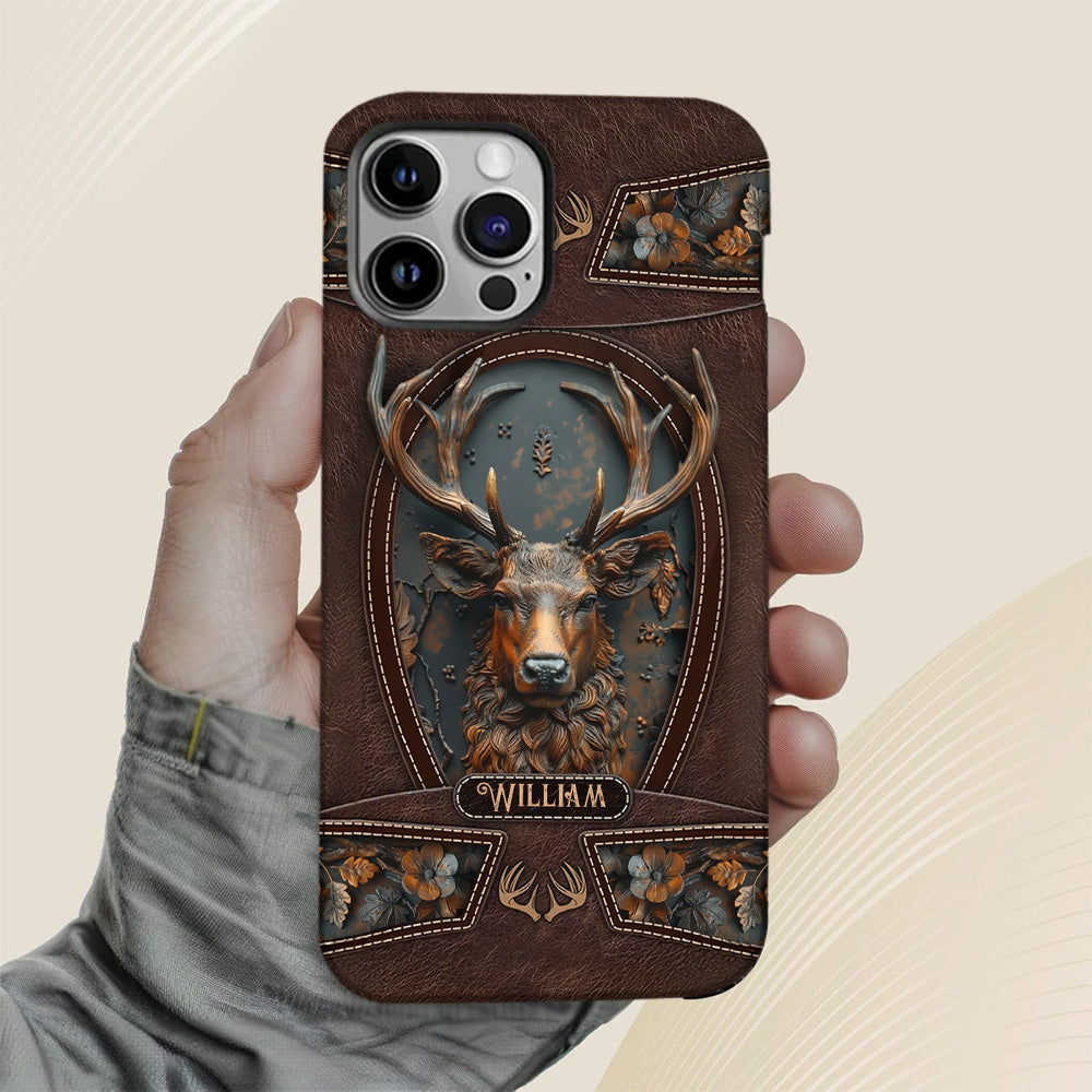 Atemberaubendes Hirschmotiv – Personalisierte Handyhülle mit Jagdmotiv und Vollbilddruck