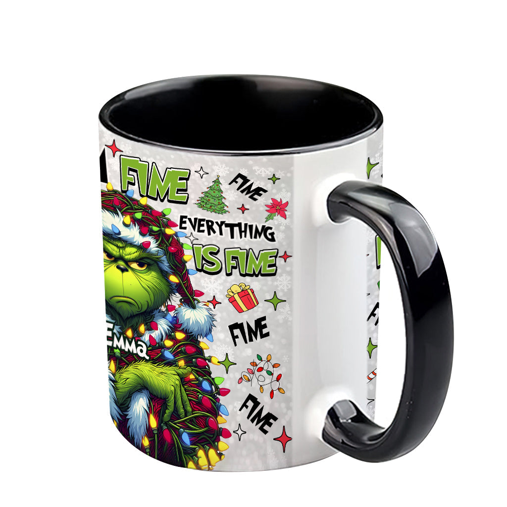 Alles ist gut – personalisierte Stola-Weihnachtstasse