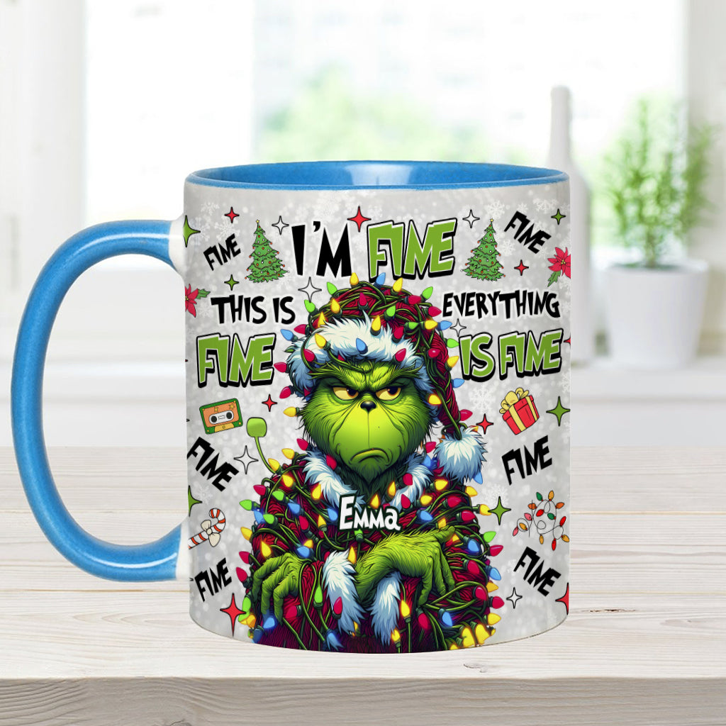 Alles ist gut – personalisierte Stola-Weihnachtstasse