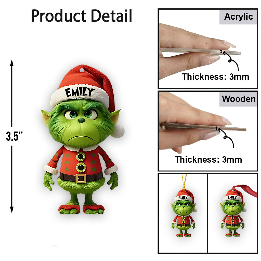 Mini Green – Personalisierte Stola als Weihnachtsschmuck