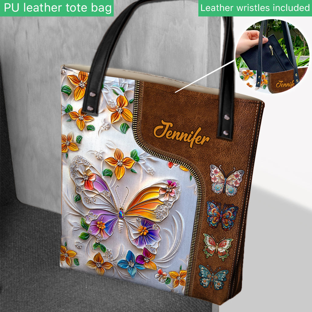 Atemberaubender Schmetterling – personalisierte Schmetterlings-Tragetasche
