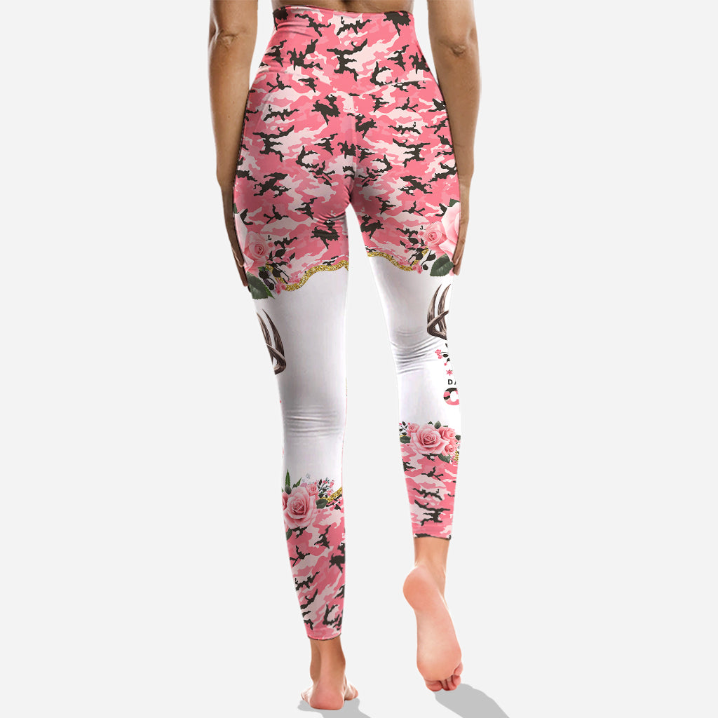Pretty In Pink - Sweat à capuche et legging de chasse personnalisés