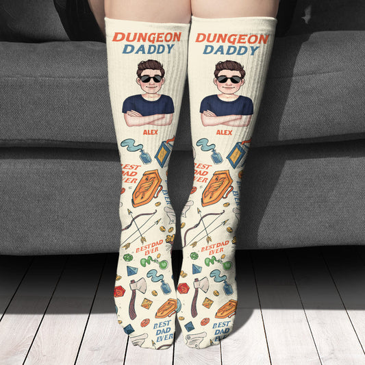 Wie ein normaler Papa, nur cooler – personalisierte Rollenspiel-Socken