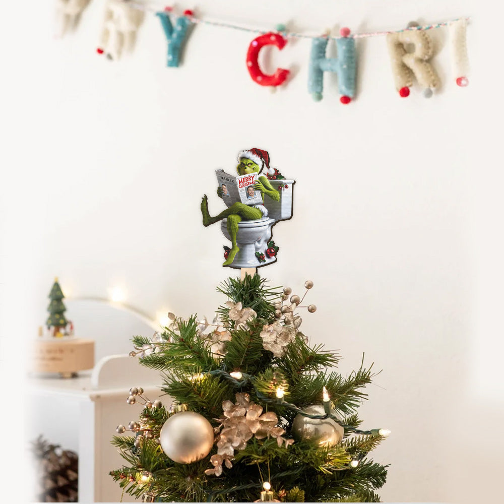 Frohe Weihnachten – Personalisierte Stola als Weihnachtsbaumspitze