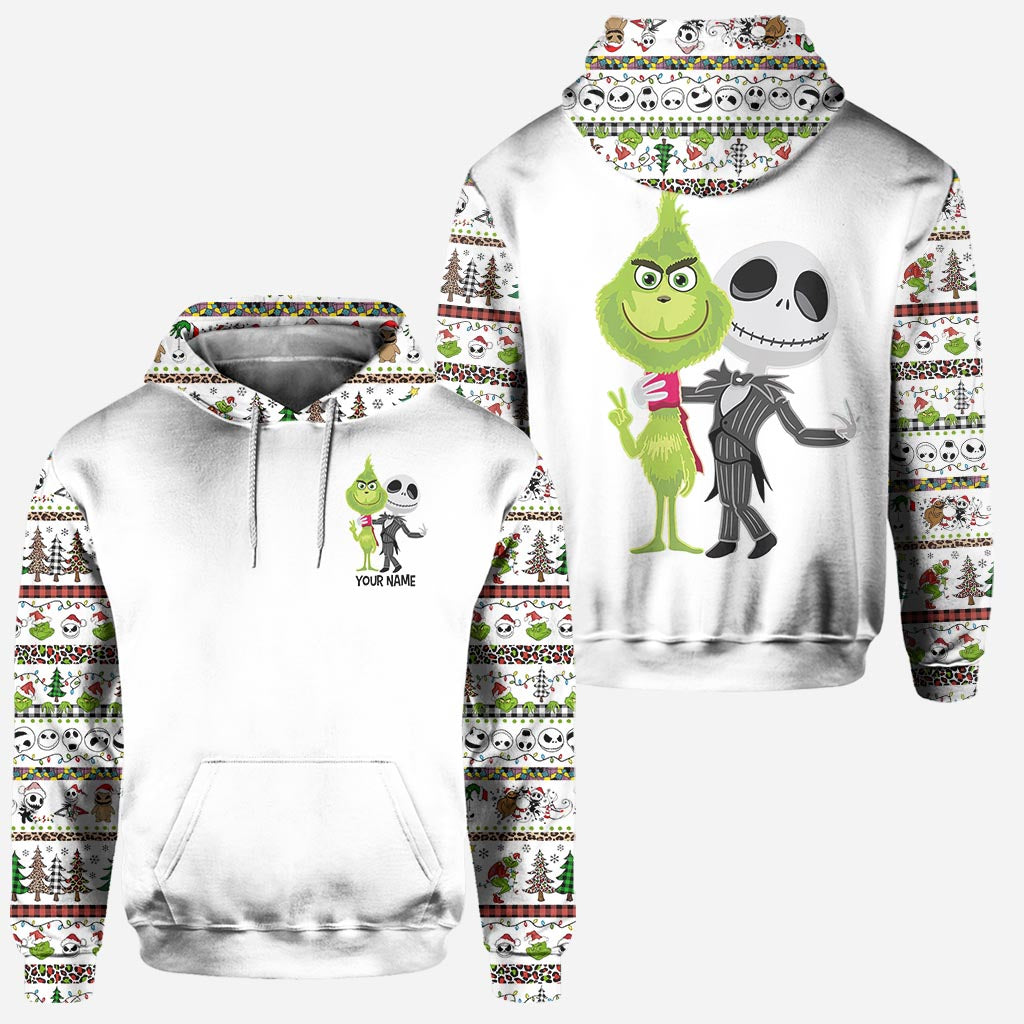 Frohe Weihnachten – Personalisierter Weihnachtsstola-Hoodie und Leggings