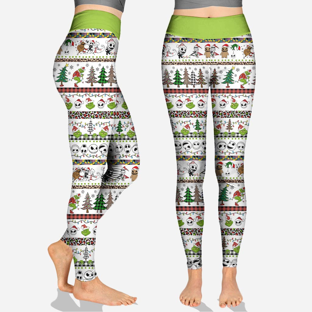 Frohe Weihnachten – Personalisierter Weihnachtsstola-Hoodie und Leggings