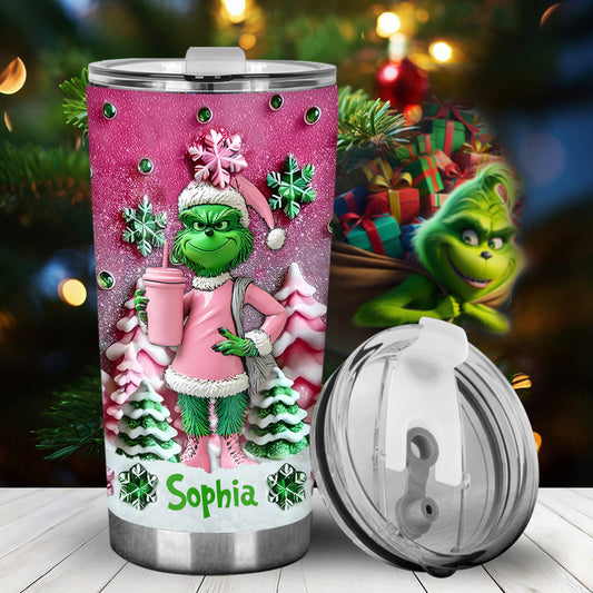 Fröhliche Weihnachten - Personalisierter Stola-Weihnachtsbecher