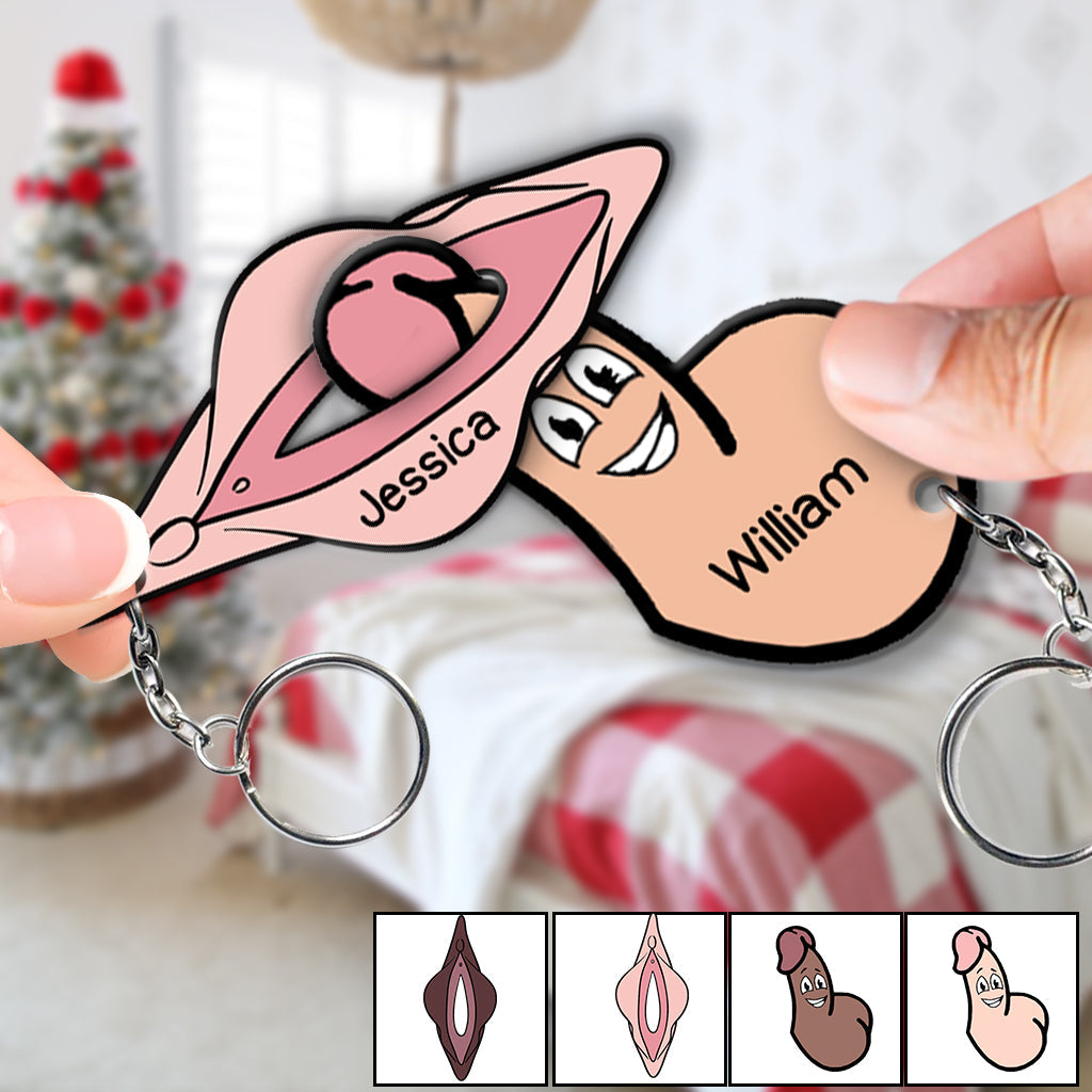 Couple Parfait - Porte-clés personnalisé pour couple