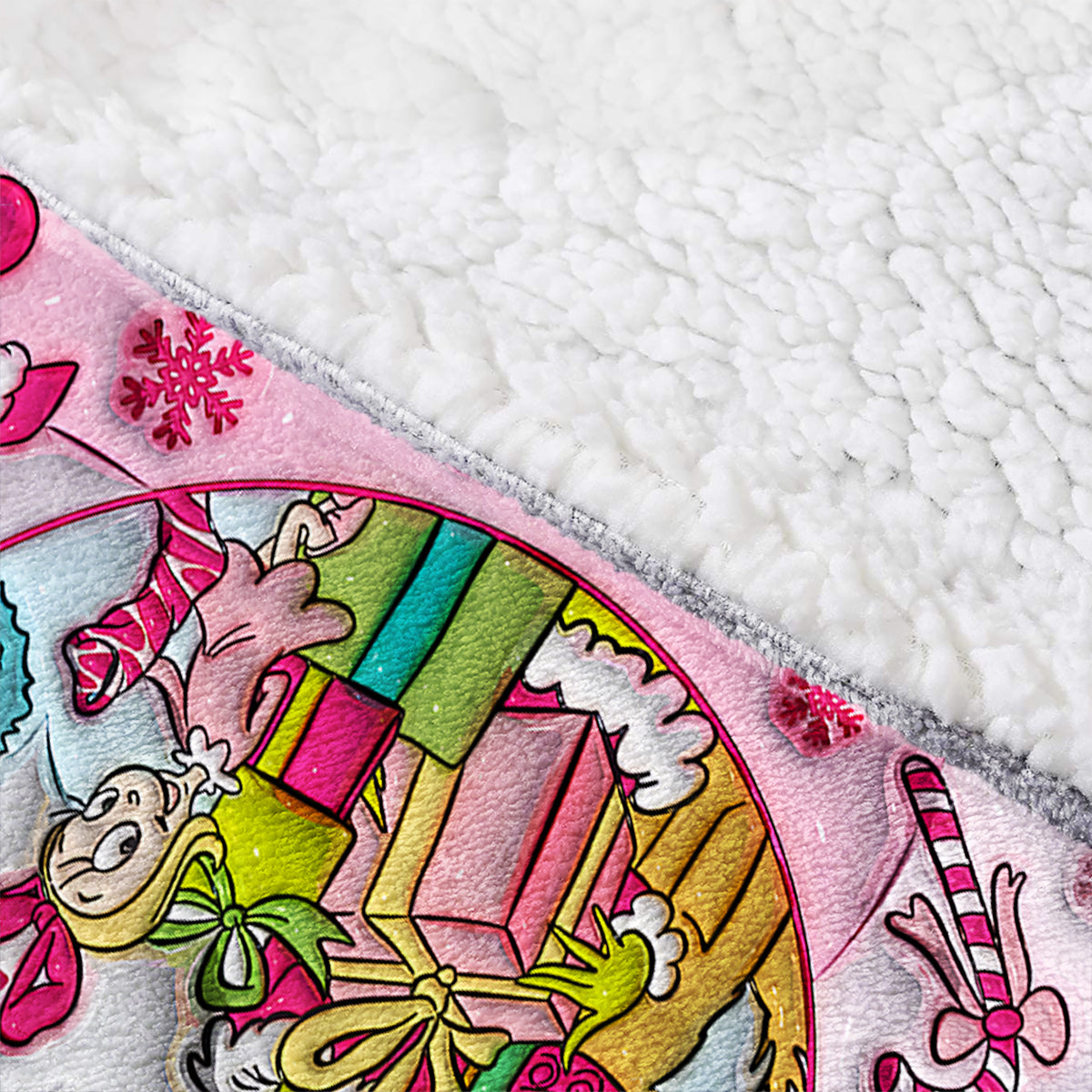 Merry Grinchmas - Personalized Stole Christmas Blanket Hoodie