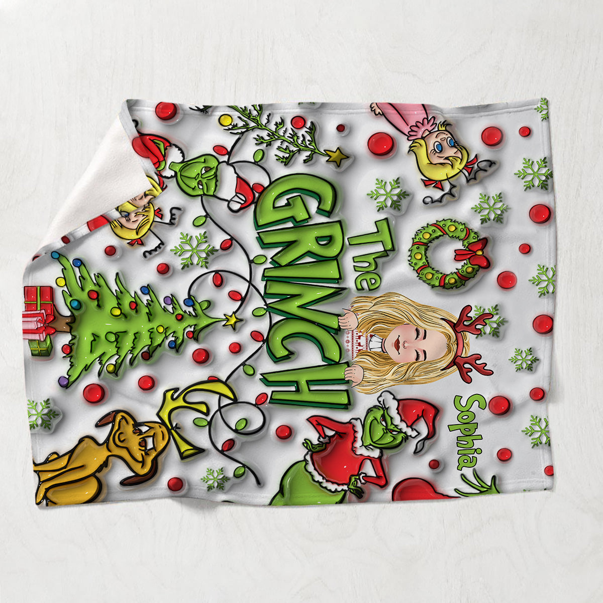 Personalisierte Decke mit beliebigem Namen