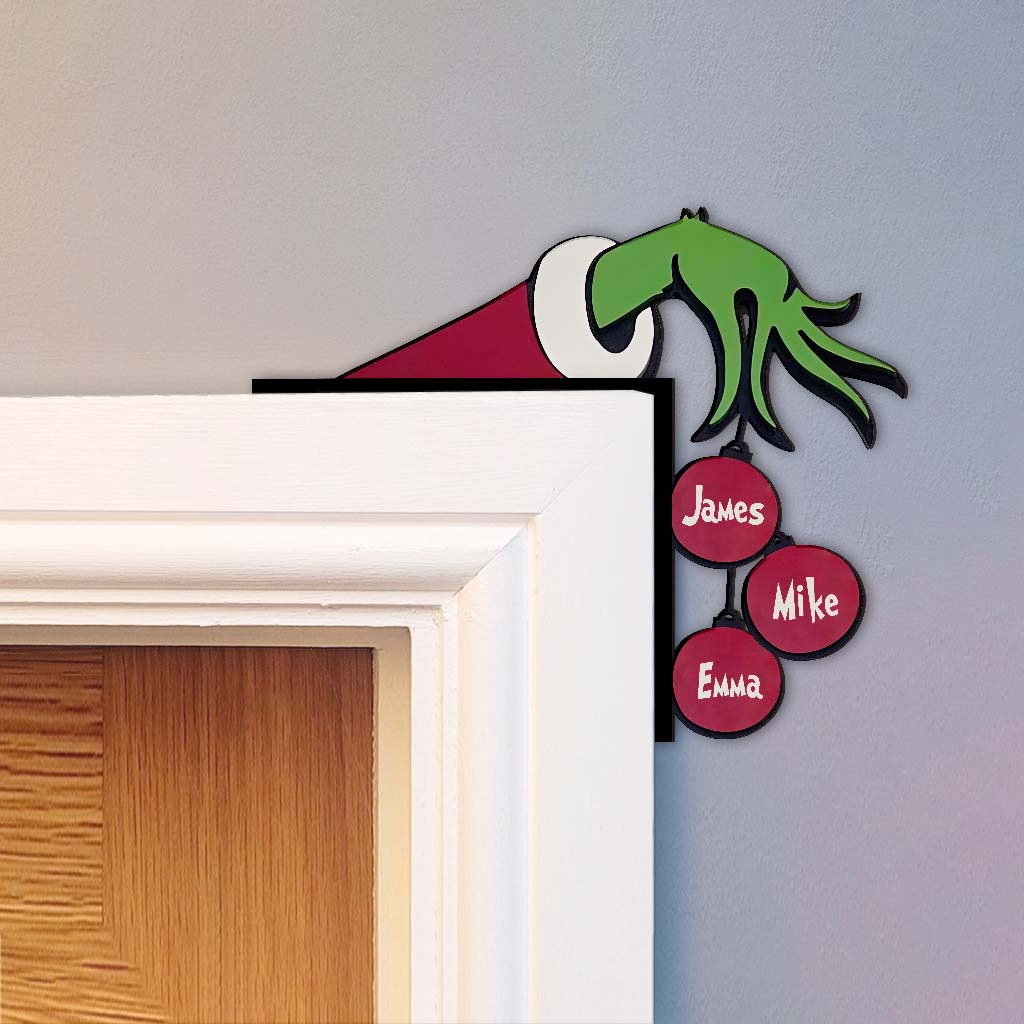 Merry Christmas - Personalized Stole Christmas Door Frame Decoration