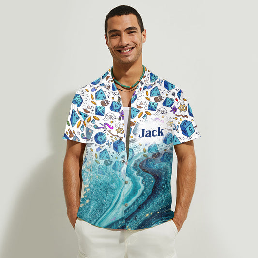 Parce que je suis le MJ - Chemise hawaïenne RPG personnalisée