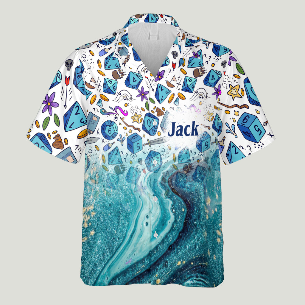 Parce que je suis le MJ - Chemise hawaïenne RPG personnalisée