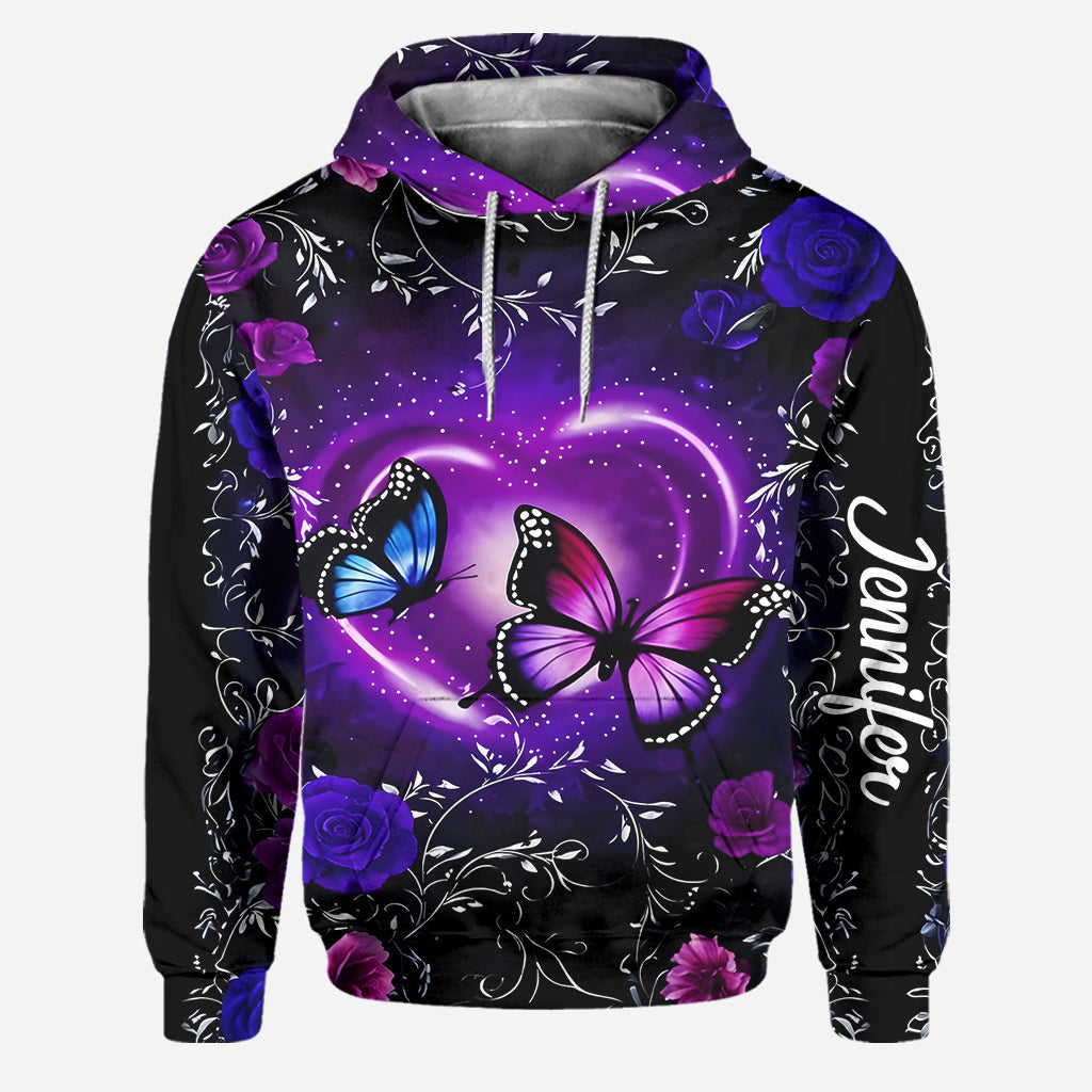 Schmetterlinge lieben – Personalisierter Schmetterlings-Hoodie und Leggings