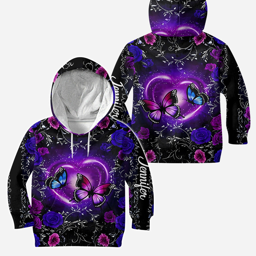 Schmetterlinge lieben – Personalisierter Schmetterlings-Hoodie und Leggings
