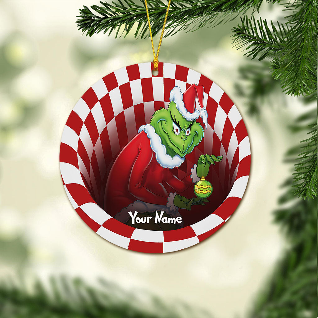 Green Mischief – Personalisierte Weihnachtsstola (beidseitig bedruckt)