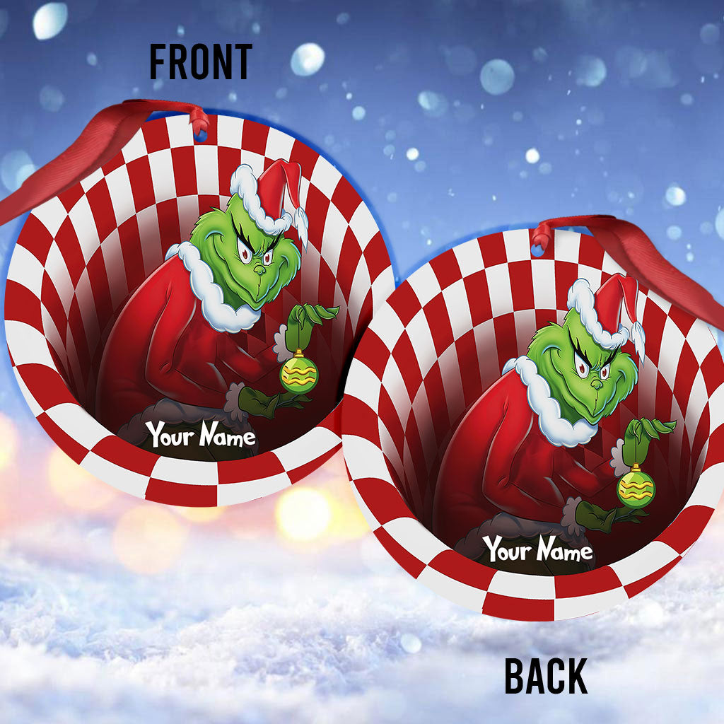 Green Mischief – Personalisierte Weihnachtsstola (beidseitig bedruckt)