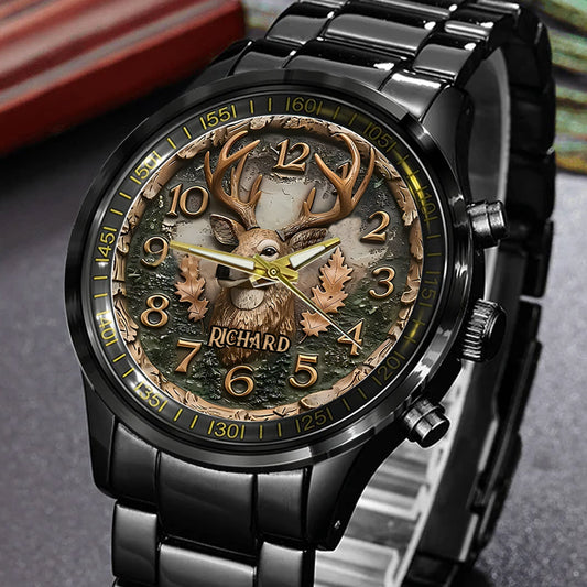 Liebe zur Jagd – Personalisierte Jagd-Handuhr