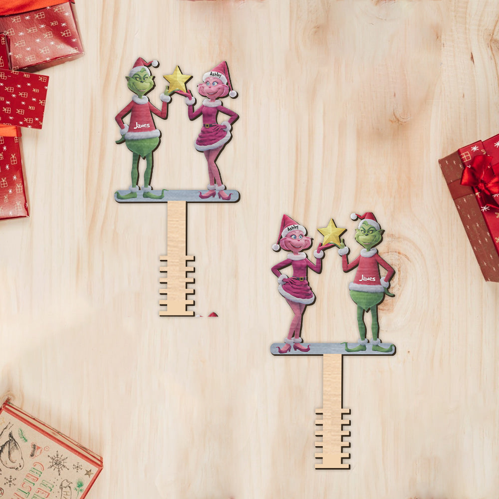 Joyeux Grinchmas - Étole de Noël personnalisée pour décorer le sapin.