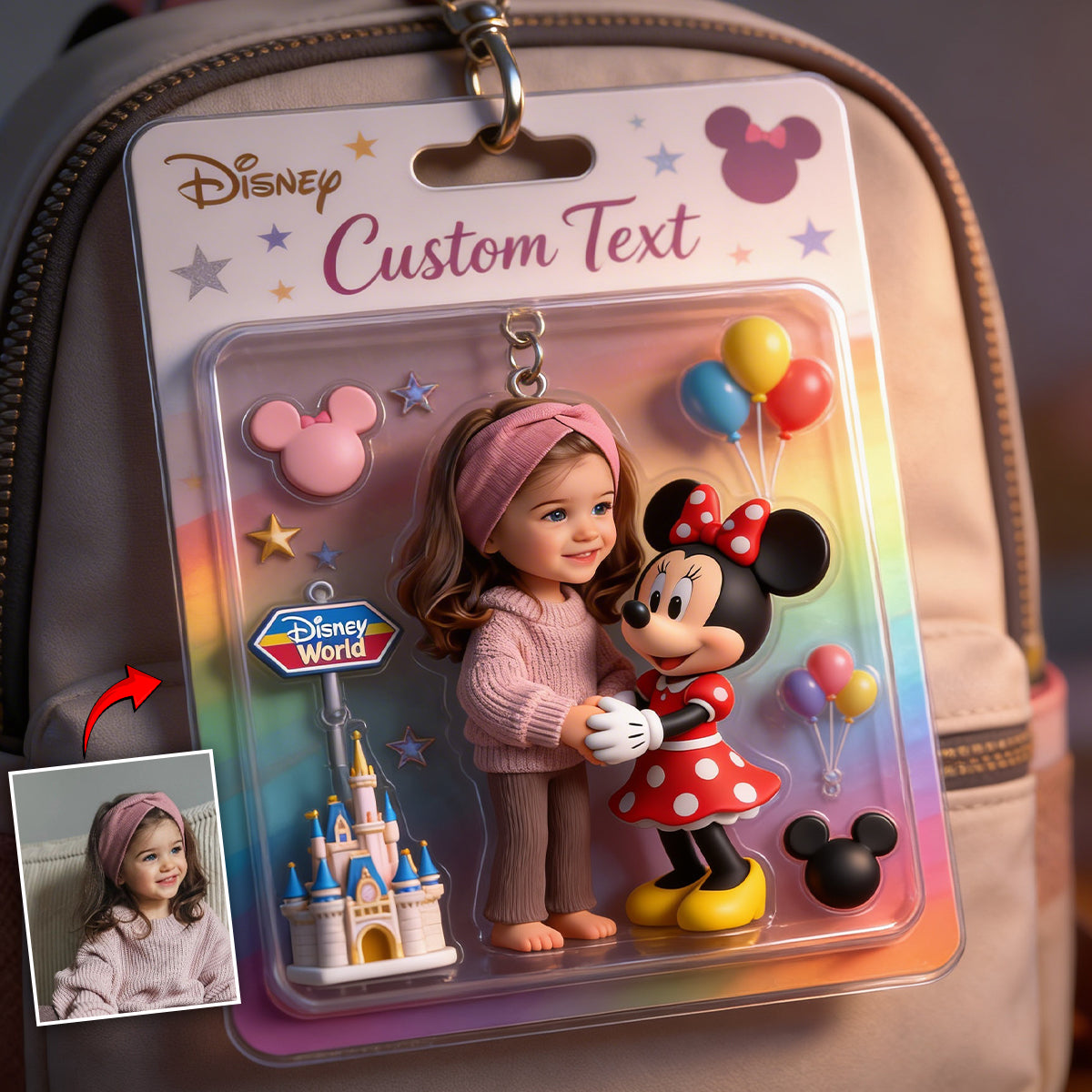Friends - Personalized Mouse Keychain