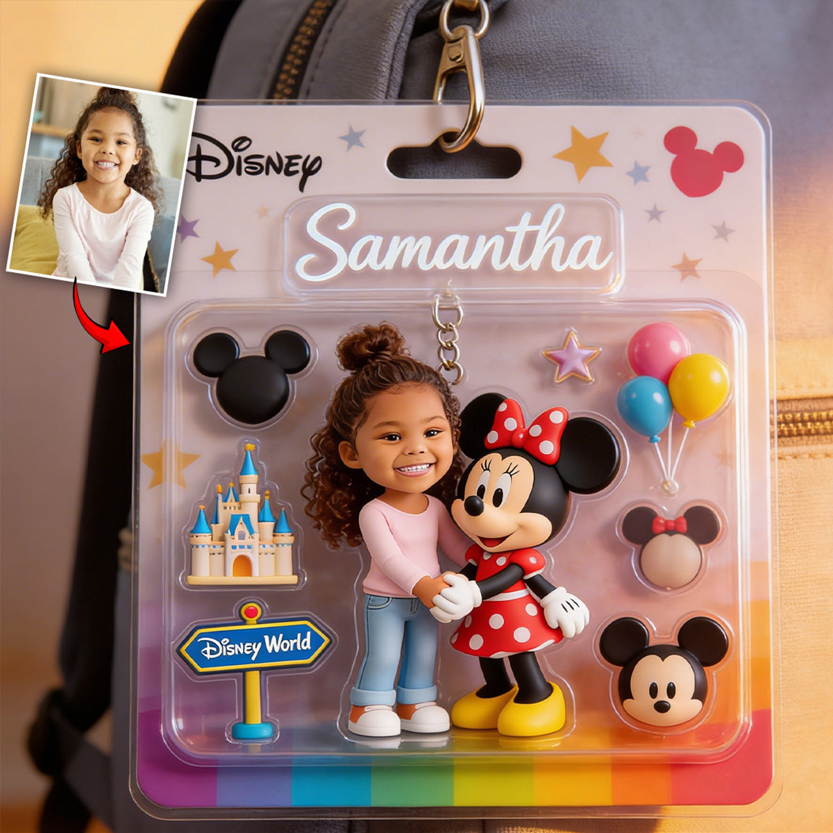 Friends - Personalized Mouse Keychain