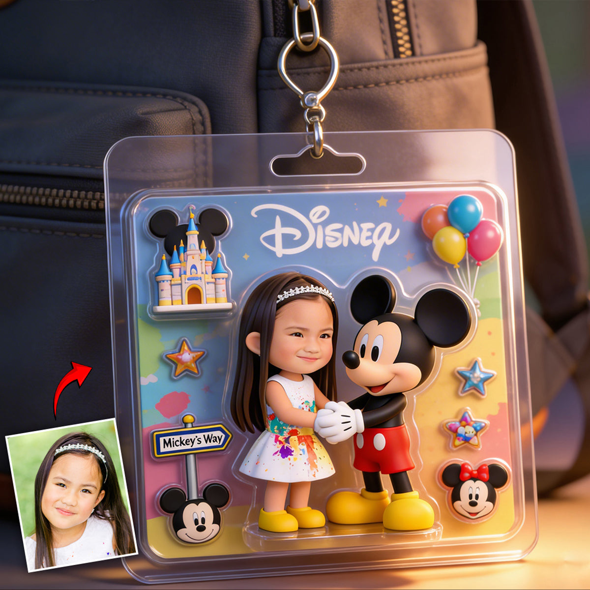 Friends - Personalized Mouse Keychain