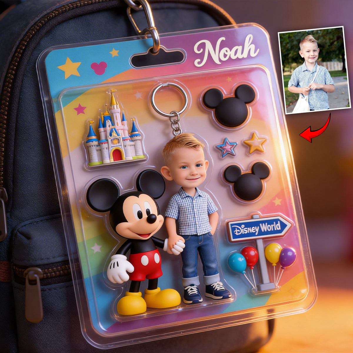 Friends - Personalized Mouse Keychain