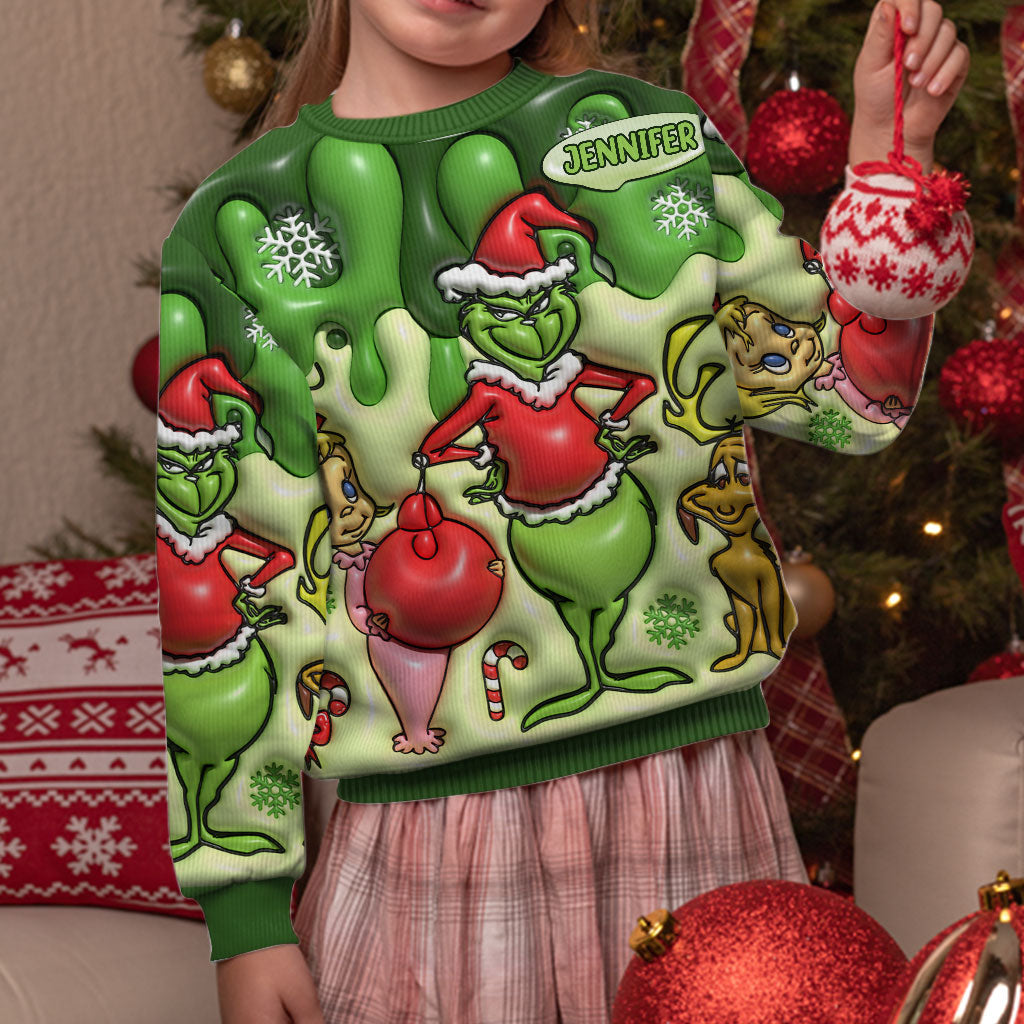 Frohe Weihnachten – Personalisierte Stola, hässlicher Weihnachtspullover