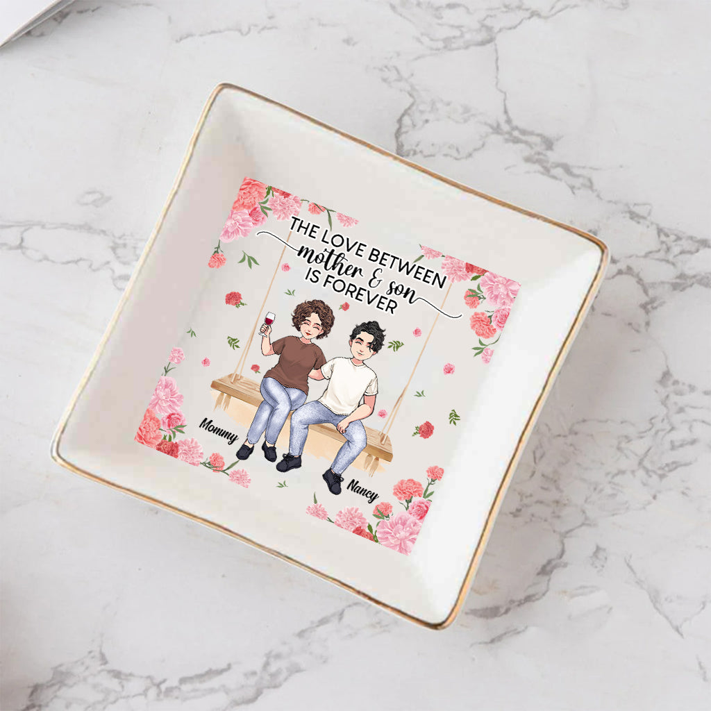Mère et Fille - Cadeau pour maman, fille, fils - Porte-bijoux personnalisé