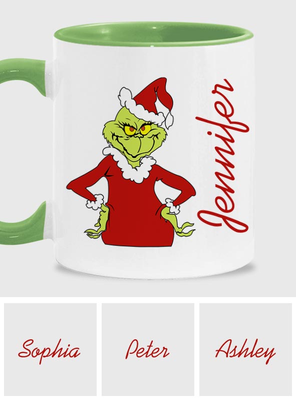 Ich bin die Gemeine – Weihnachtsklaut-Akzentbecher