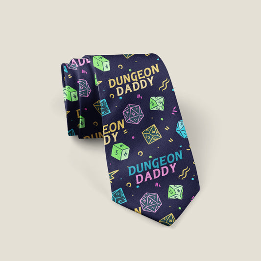Cravate de personnage de jeu de rôle Dungeon Daddy