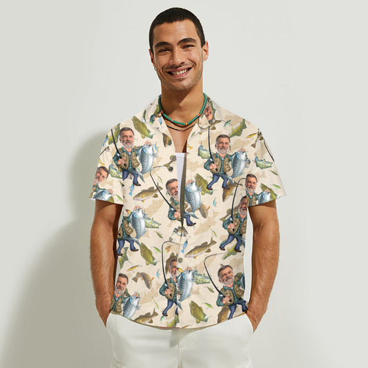 Angelhemd - Personalisiertes Hawaii-Angelhemd