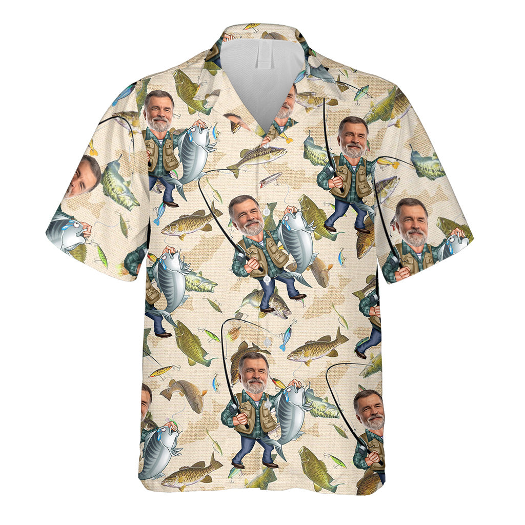 Chemise de pêche - Chemise hawaïenne de pêche personnalisée