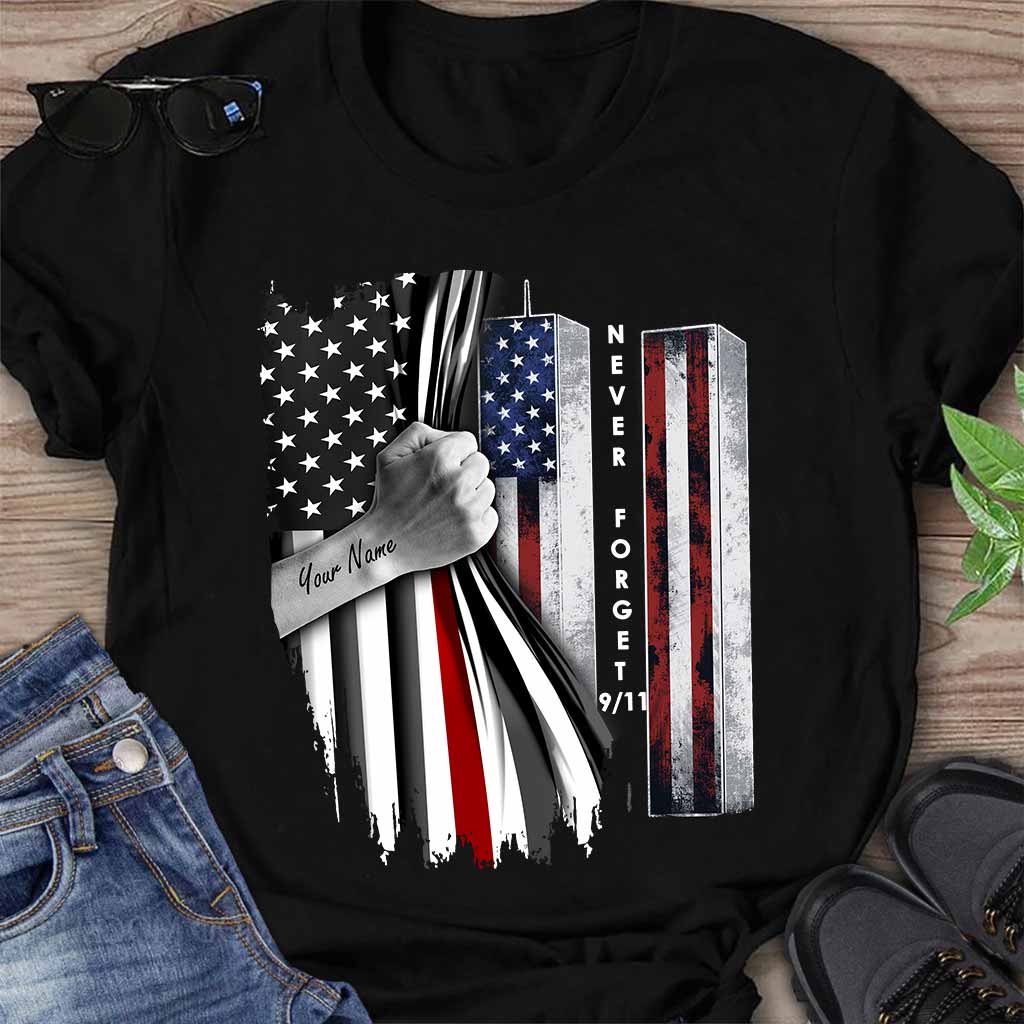 Nie vergessen – Personalisiertes Feuerwehr-T-Shirt und Hoodie