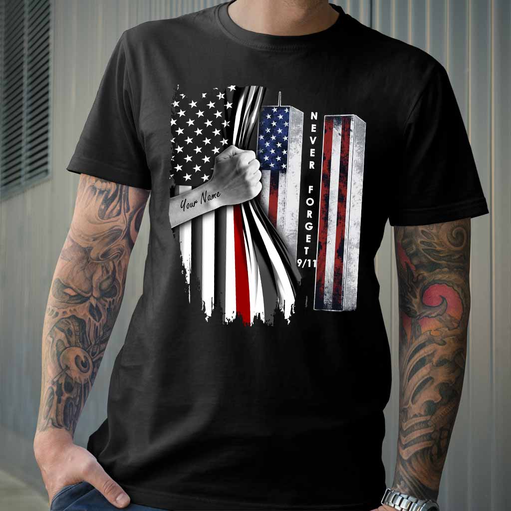 Nie vergessen – Personalisiertes Feuerwehr-T-Shirt und Hoodie