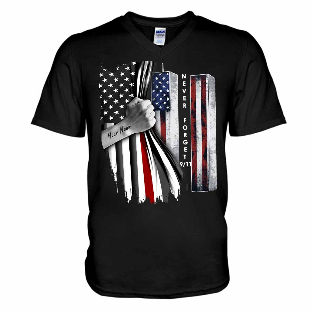 Nie vergessen – Personalisiertes Feuerwehr-T-Shirt und Hoodie