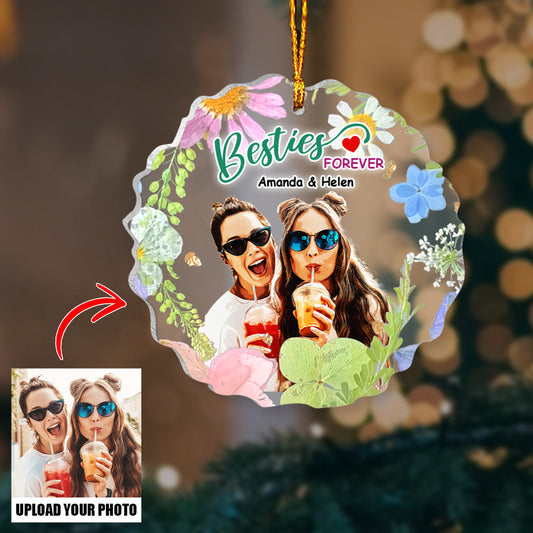 Besties Forever - Personalized Bestie Ornament