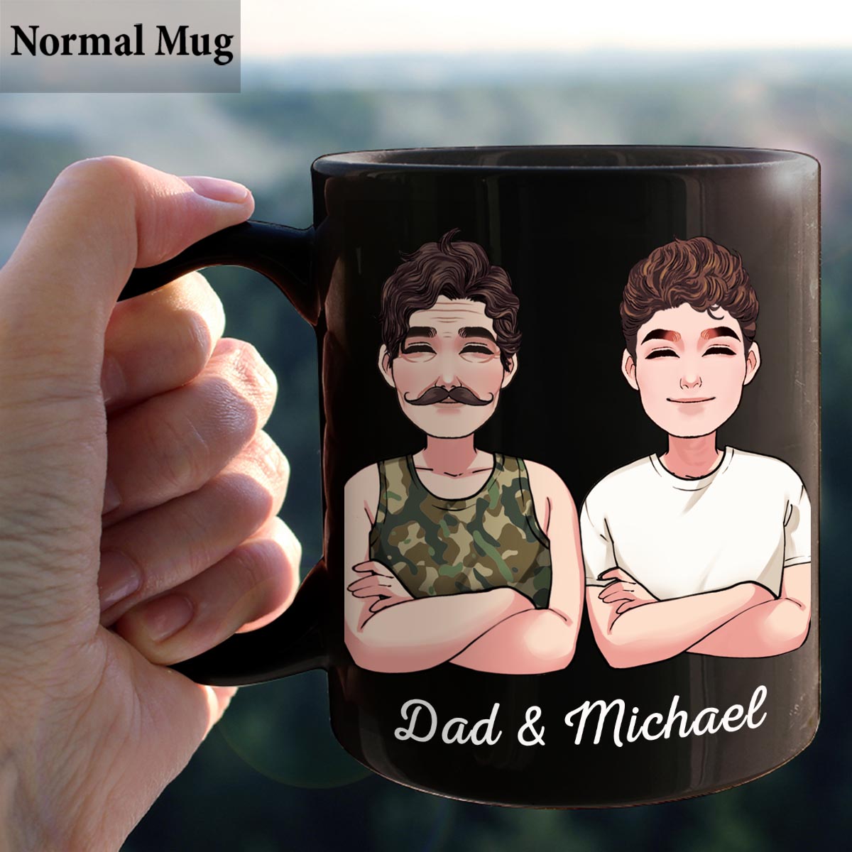 Liebe Mama, lieber Papa, ich gehöre euch – Geschenk für Mama und Papa – personalisierte Tasse