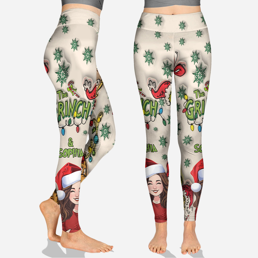 Frohe Weihnachten – Personalisierter Stola-Weihnachtshoodie und Leggings