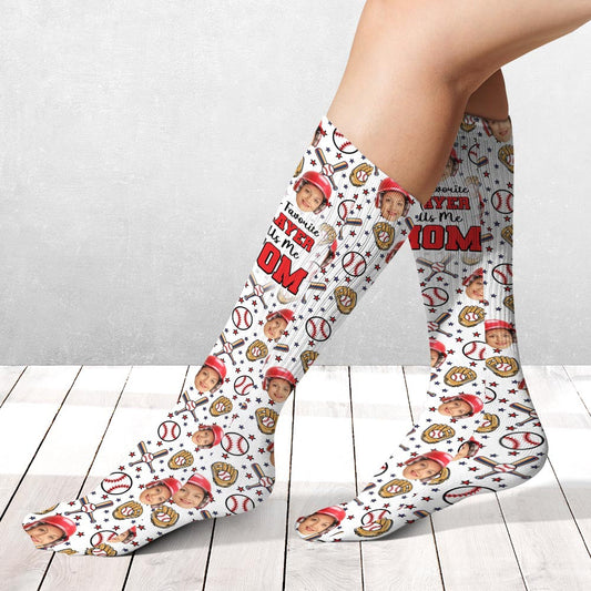Mein Lieblingsspieler – personalisierte Baseballsocken