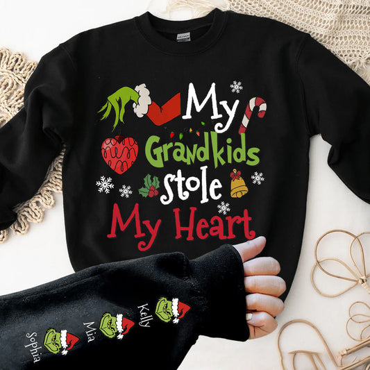 Meine Enkelkinder haben mein Herz gestohlen – T-Shirt „Weihnachten komplett gestohlen“