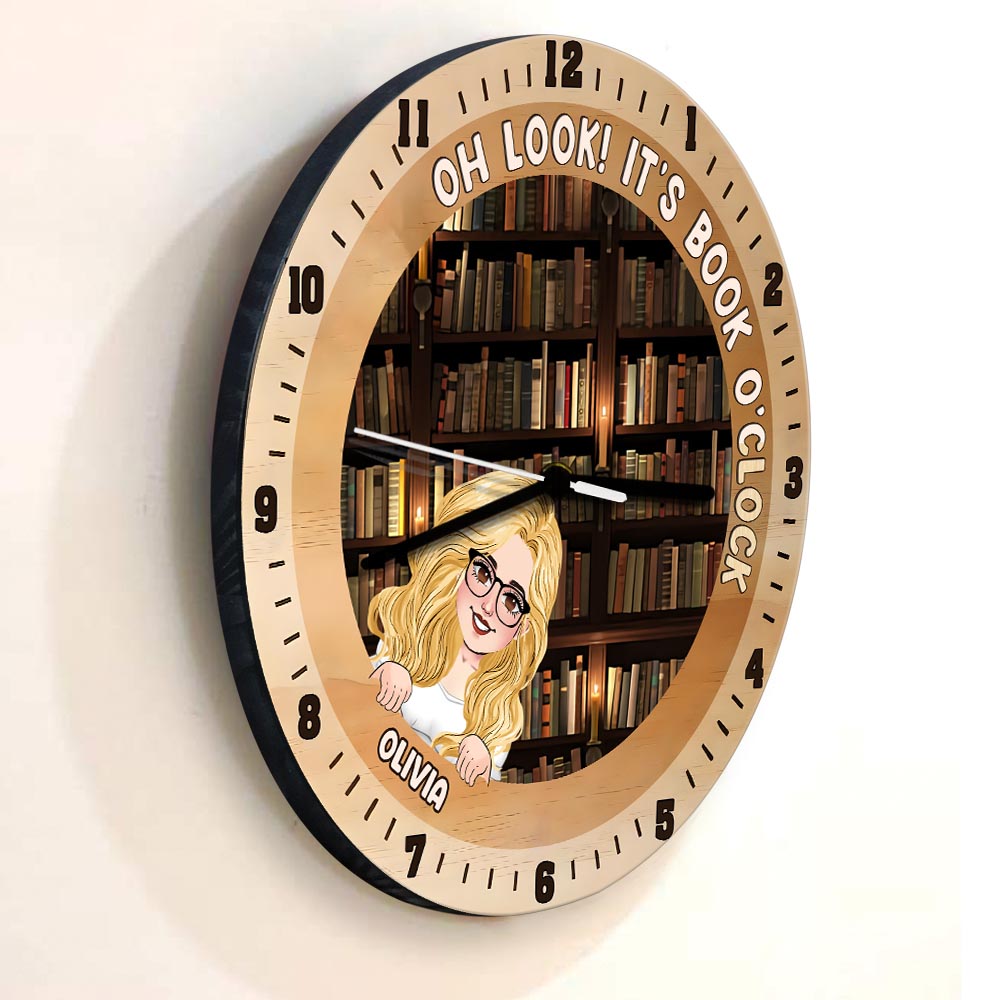 Es ist Buchzeit – Personalisierte Buchwanduhr