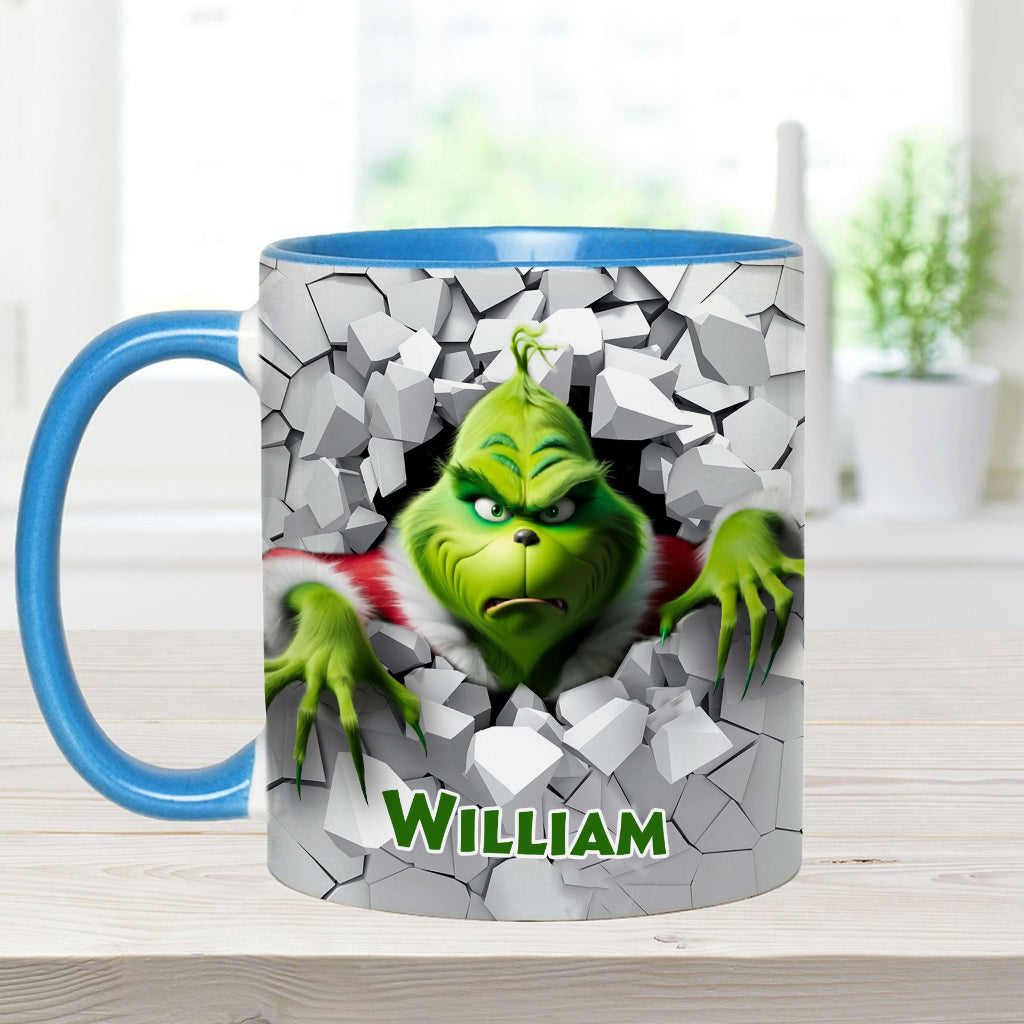 Merry Christmas - Personalized Stole Christmas Accent Mug
