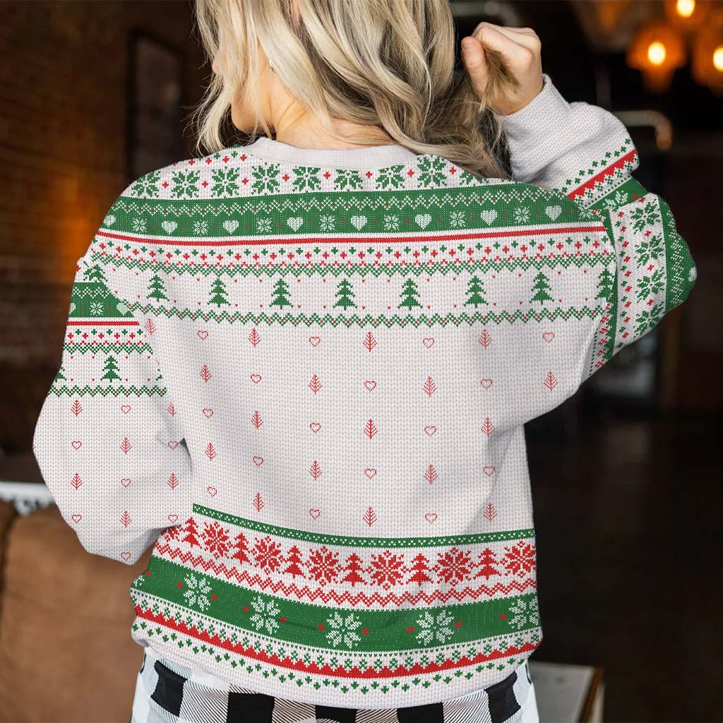 À mon époque - Pull de Noël moche avec étole personnalisée