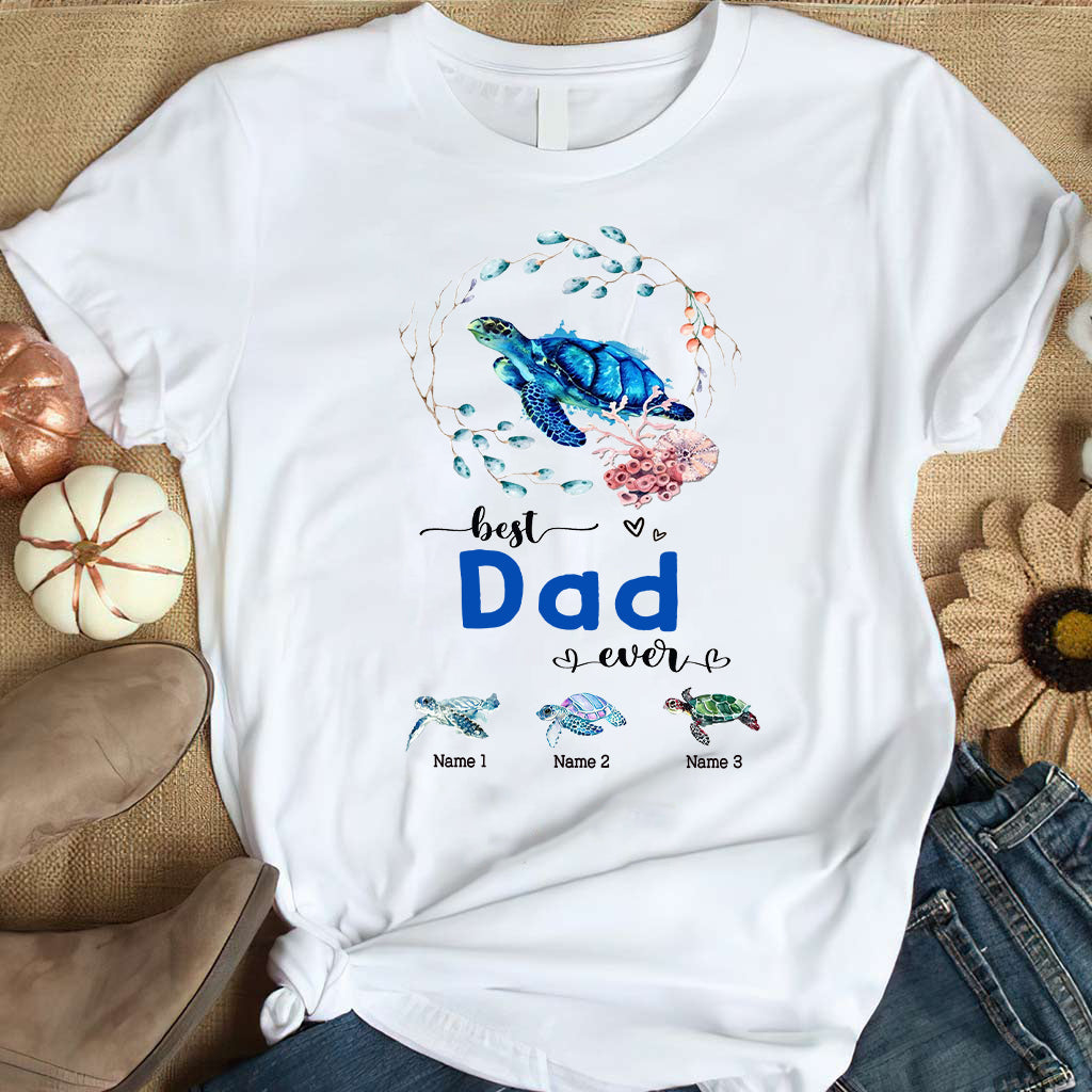Meilleure mamie du monde - Cadeau tortue pour grand-mère, grand-père, maman, papa, oncle, tante - T-shirt et sweat à capuche personnalisés